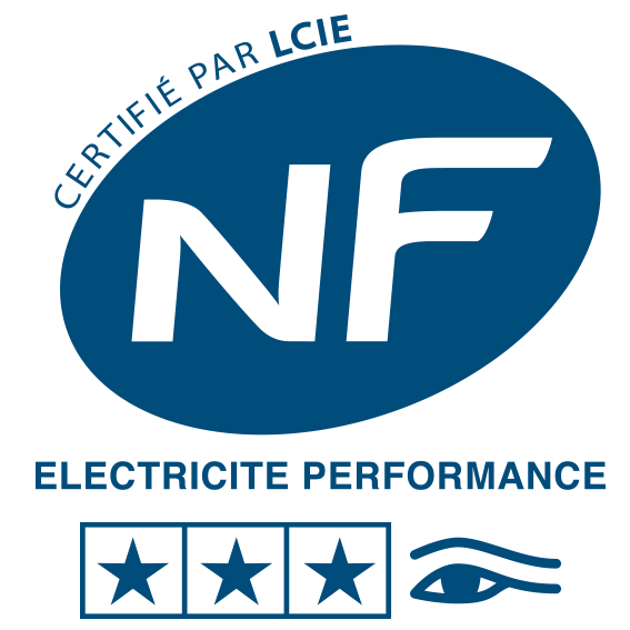 logo NF performances 3 étoiles oeil