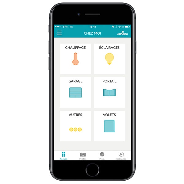 pilotage domotique a distance smartphone