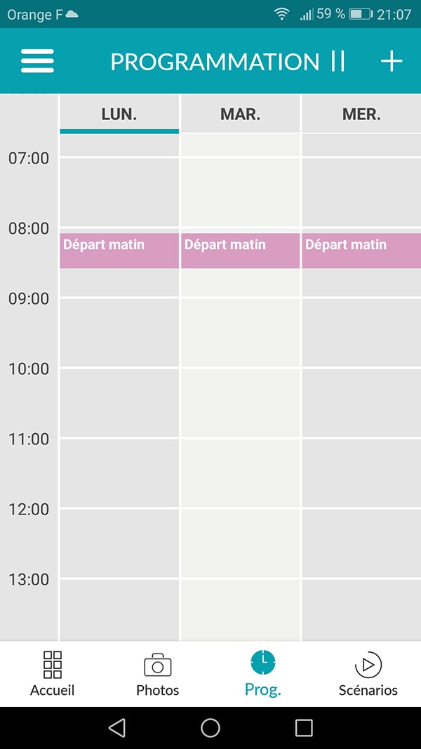 programmation pilotage radiateur électrique à distance