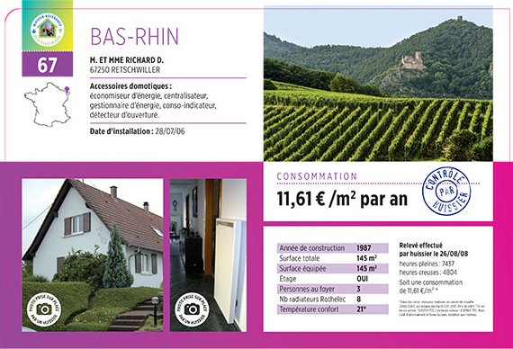 Maison référence chauffage électrique Rothelec Bas-Rhin