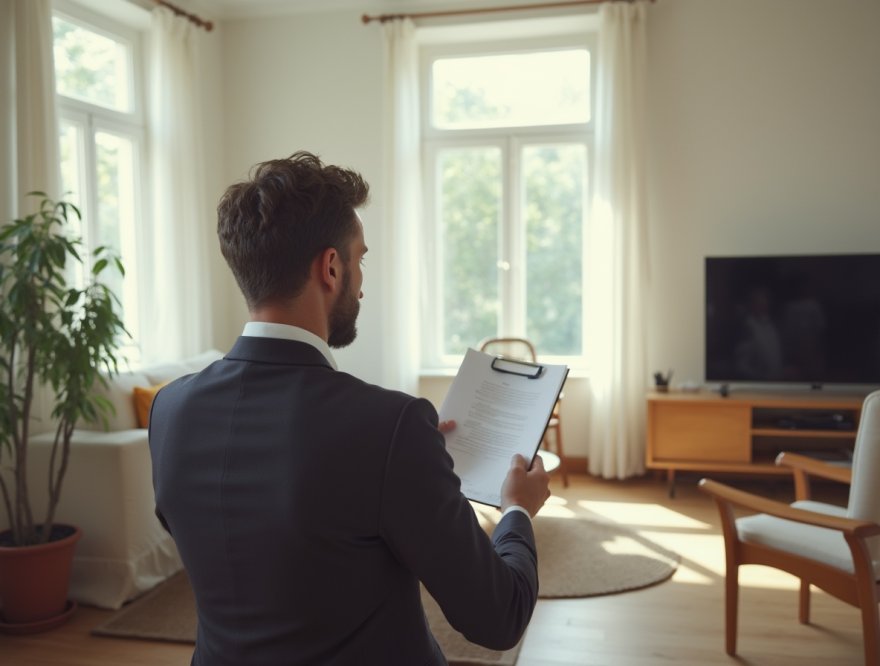 homme qui consulte sa facture d'énergie