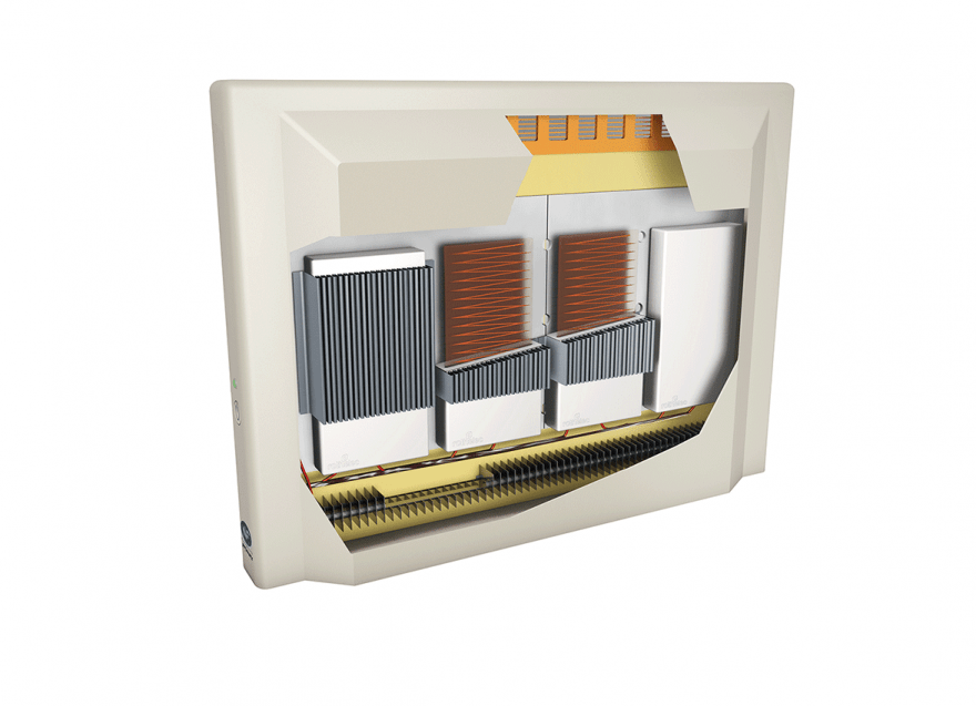 vue coupe radiateur inertie rothelec