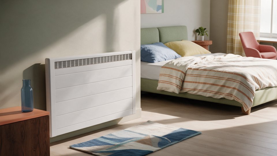 Radiateur Rothelec dans une chambre