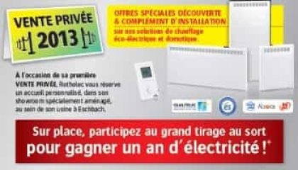 Vente privée de radiateur